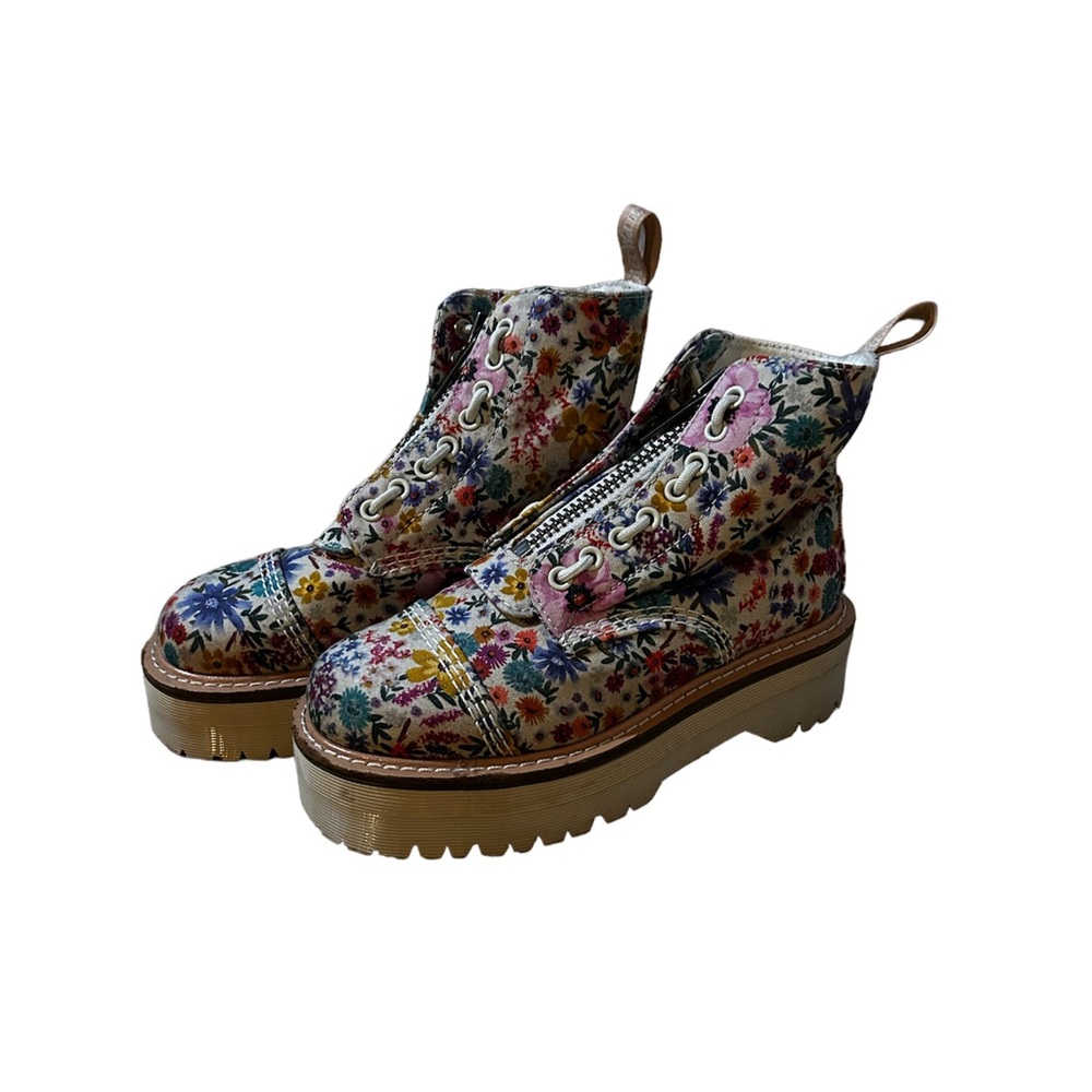 DR. MARTENS SINCLAIR FLORAL CANVAS
